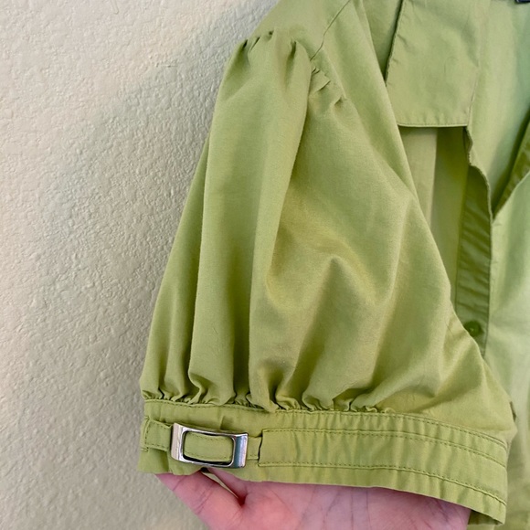 Apt. 9 SS lime green blouse - Picture 3 of 8